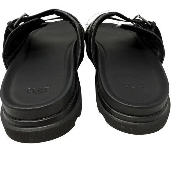 Ugg Men’s Size 13 Capitola Buckle Slides Black NWT